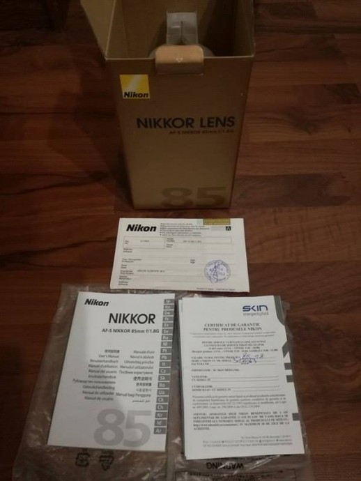  85 mm 1.8 G Nikon - Impecabil - Negociabil