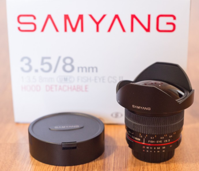  Samyang 8mm F3,5 fish-eye UMC CSII pt. Nikon