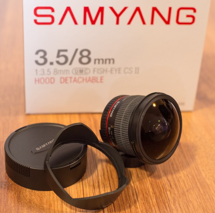  Samyang 8mm F3,5 fish-eye UMC CSII pt. Nikon