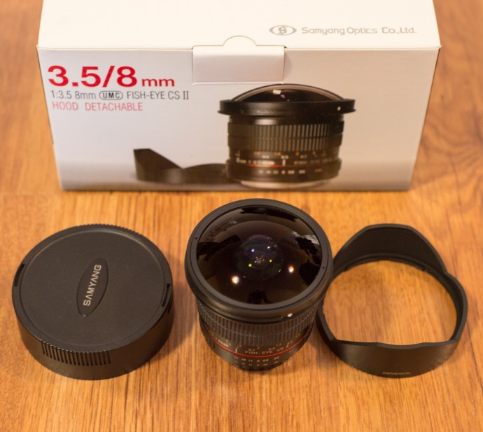  Samyang 8mm F3,5 fish-eye UMC CSII pt. Nikon