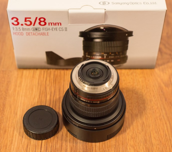  Samyang 8mm F3,5 fish-eye UMC CSII pt. Nikon