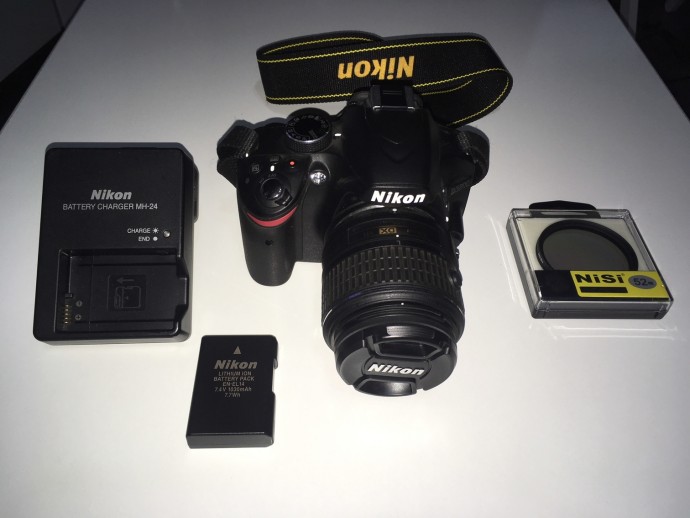  Vand Nikon D3200 kit 18-55mm VR II AF-s DX+Geanta+CARD 16GB 