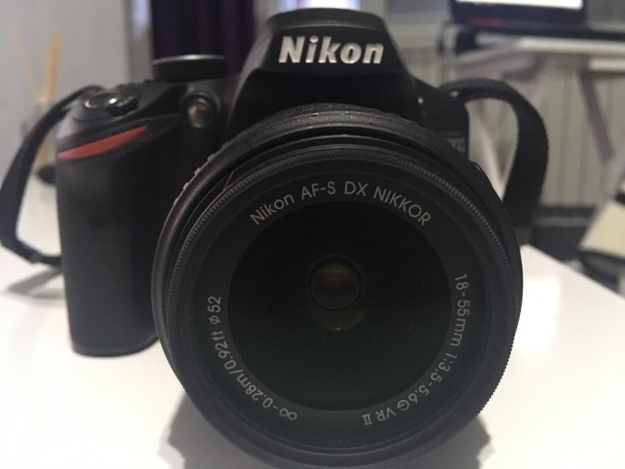  Vand Nikon D3200 kit 18-55mm VR II AF-s DX+Geanta+CARD 16GB 