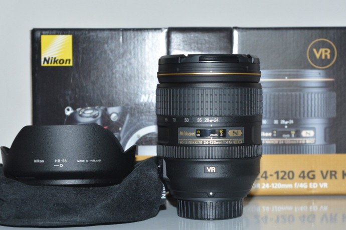  Nikkor 24-120mm G VR f/4 Nano Nou 2600 lei