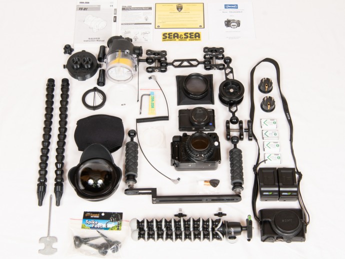  Kit subacvatic cu Sony RX100 II + accesorii