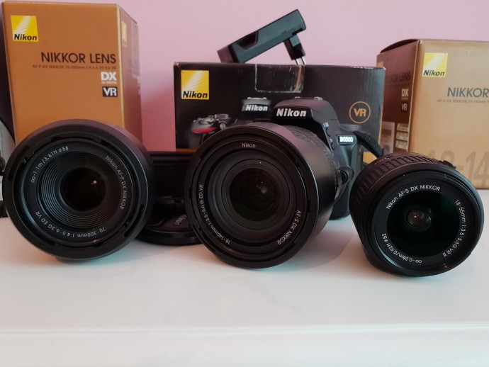  D5500+18-55vr+14-140vr+70-300vr+SB-uri etc