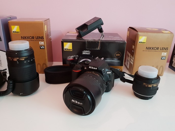  D5500+18-55vr+14-140vr+70-300vr+SB-uri etc