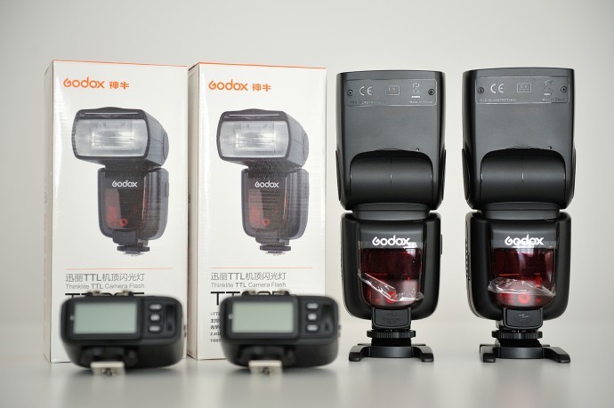  Transmittere radio Godox X1-T + flashuri Godox TT685N