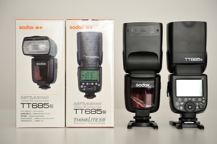  Transmittere radio Godox X1-T + flashuri Godox TT685N